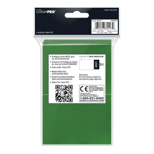 PRO-Matte Standard Sleeves (100) - Grønn