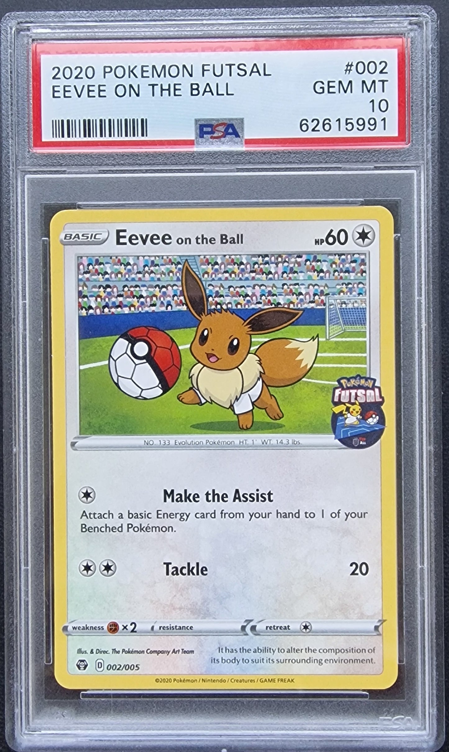 Eevee On the Ball - Futsal Promo - 2 - PSA 10