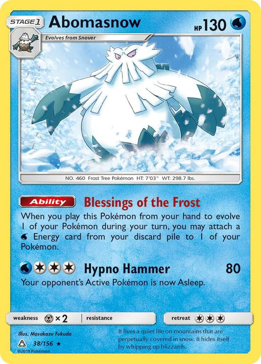 Abomasnow - LP - 38/156 - Ultra Prism