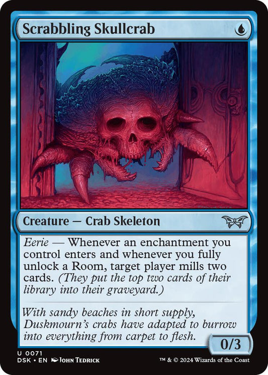 Scrabbling Skullcrab #71 - Duskmourn: House of Horrors