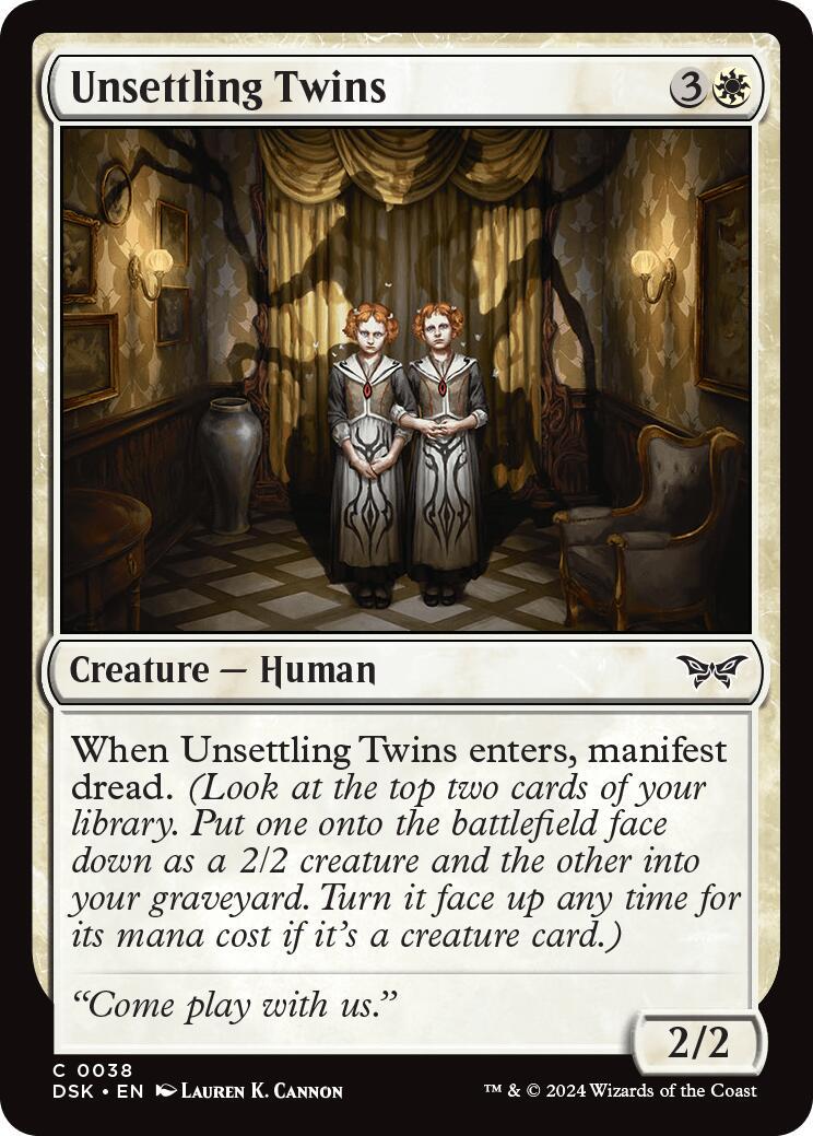 Unsettling Twins #38 - Duskmourn: House of Horrors