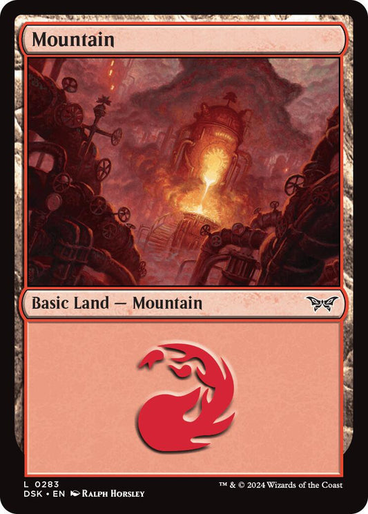Mountain #283 Foil - Duskmourn: House of Horrors