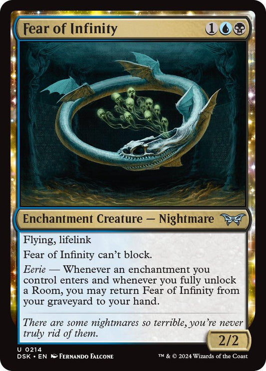 Fear of Infinity #214 Foil - Duskmourn: House of Horrors