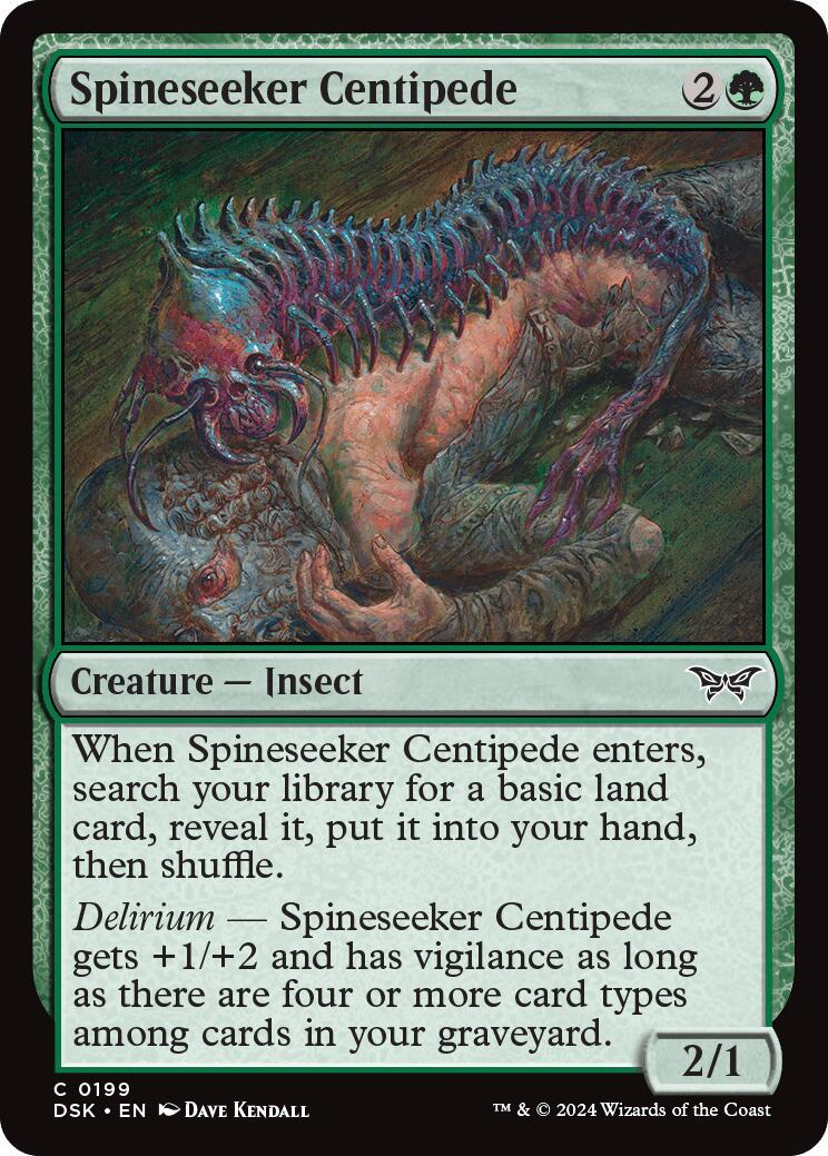 Spineseeker Centipede #199 - Duskmourn: House of Horrors