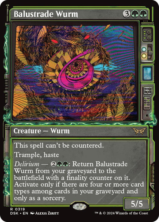 Balustrade Wurm #319 - Duskmourn: House of Horrors