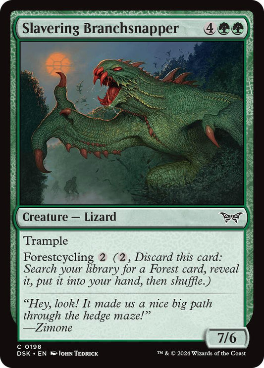 Slavering Branchsnapper #198 Foil - Duskmourn: House of Horrors