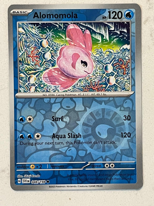 Alomomola - RH - 48/196 - Scarlet & Violet