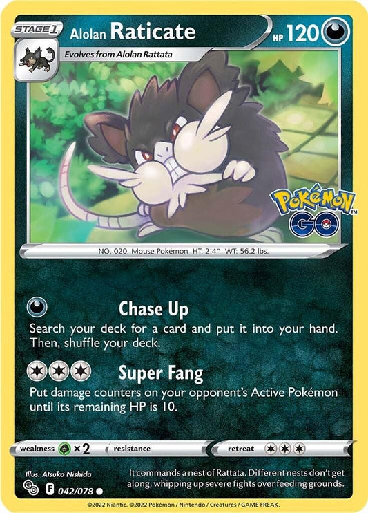 Alolan Raticate - 42/78 - Pokemon Go