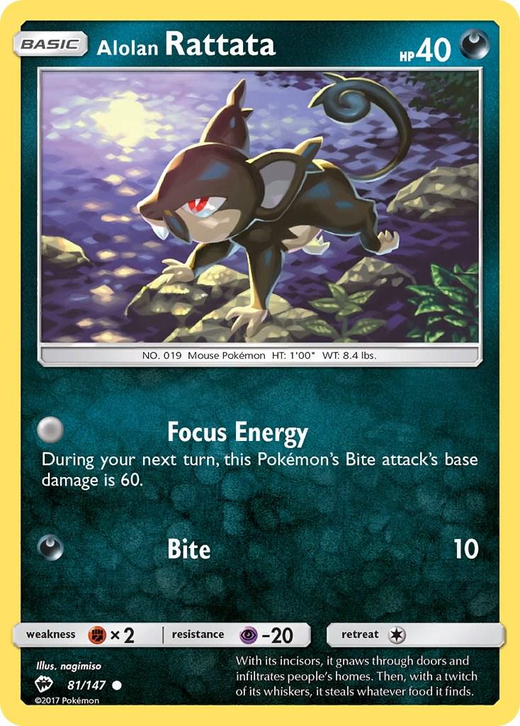 Alolan Rattata - 81/147 - Burning Shadows