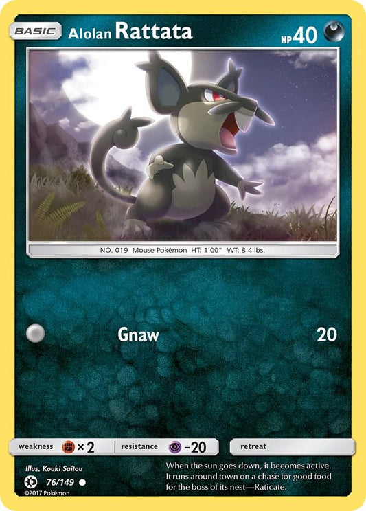 Alolan Rattata - 76/149 - Sun & Moon