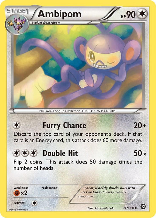 Ambipom - 91/114 - Steam Siege