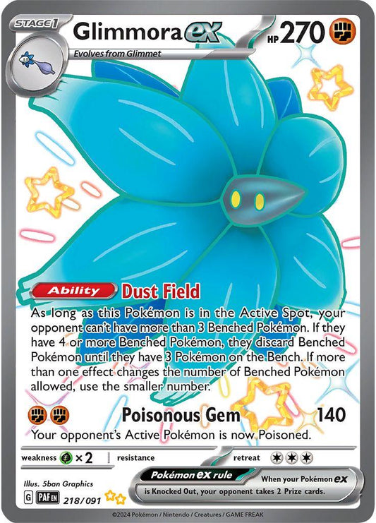 Glimmora EX - 218/91 - Paldean Fates