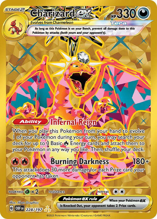 Charizard EX - 228/197 - Obsidian Flames