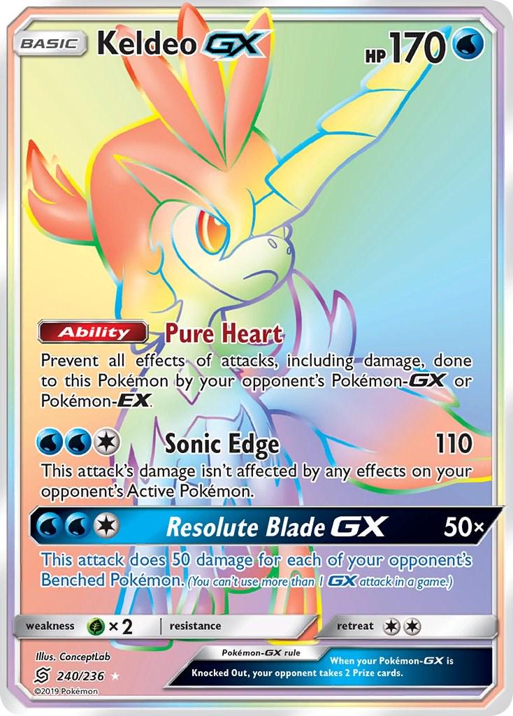 Keldeo GX - MP - 240/236 - Unified Minds