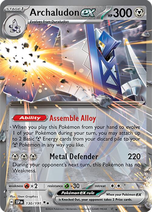Archaludon EX - 130/191 - Surging Sparks