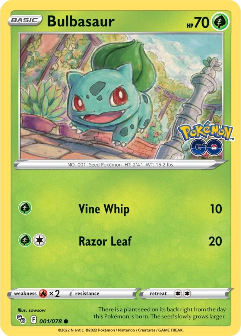Bulbasaur - 1/78 Pokemon Go