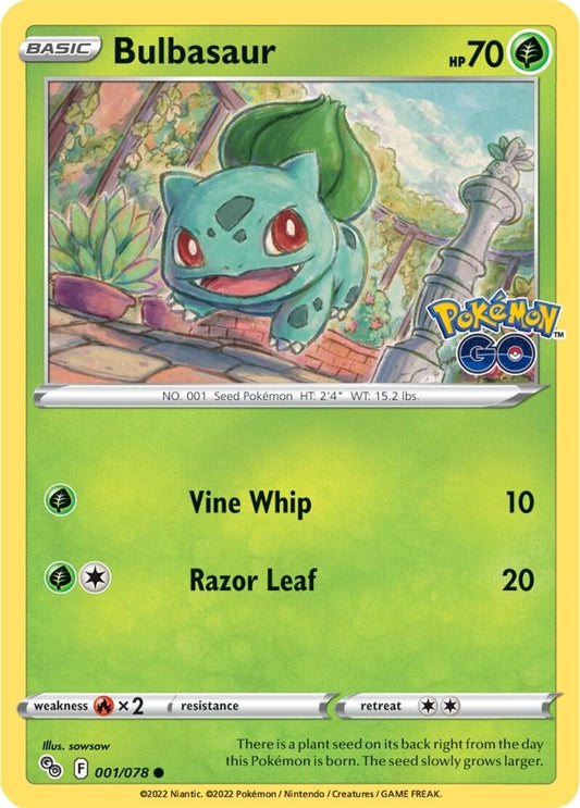 Bulbasaur - 1/78 Pokemon Go
