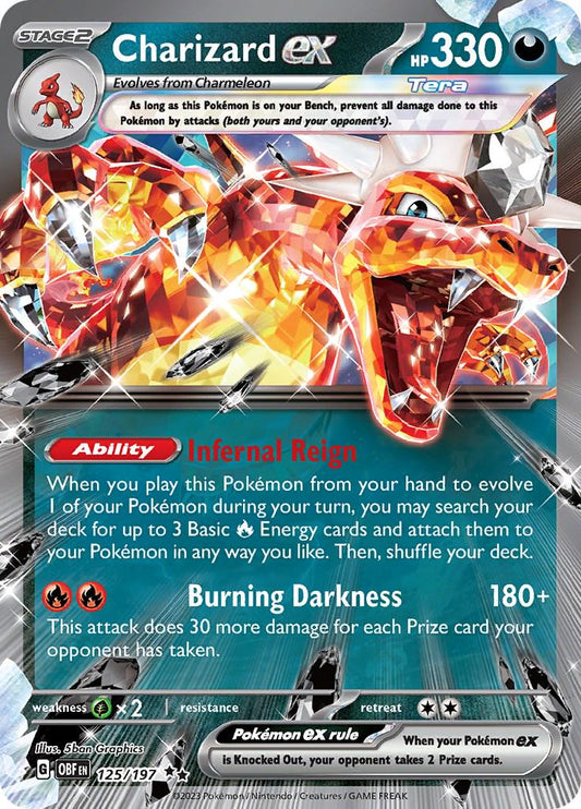 Charizard EX - 125/197 - Obsidian Flames