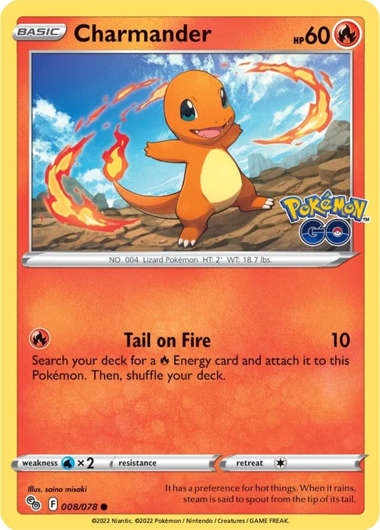 Charmander - 8/78 - Pokemon Go