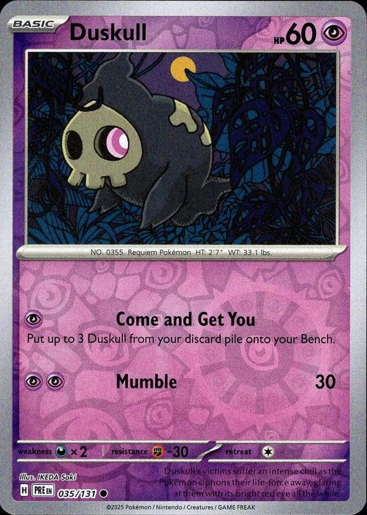 Duskull - RH - 35/131 - Prismatic Evolutions