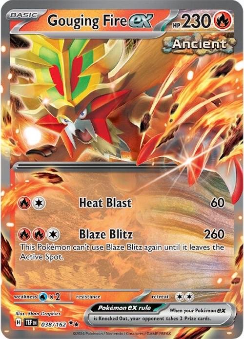 Gouging Fire EX - 38/162 - Temporal Forces