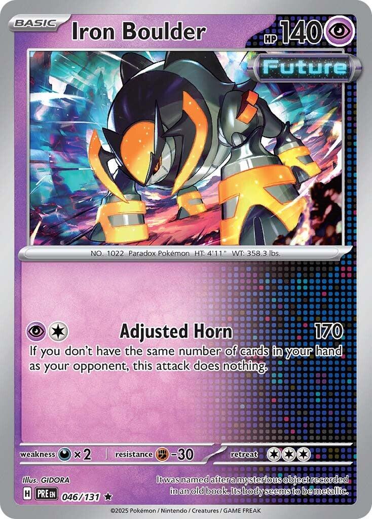 Iron Boulder - Holo - 46/131 - Prismatic Evolutions