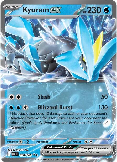 Kyurem EX - 28/86 - Black Bolt