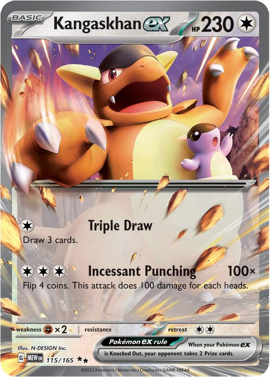 Kangaskhan EX - 115/165 - 151