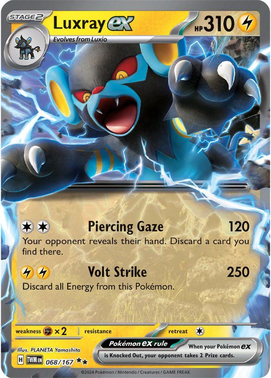 Luxray EX - 68/167 - Twilight Masquerade