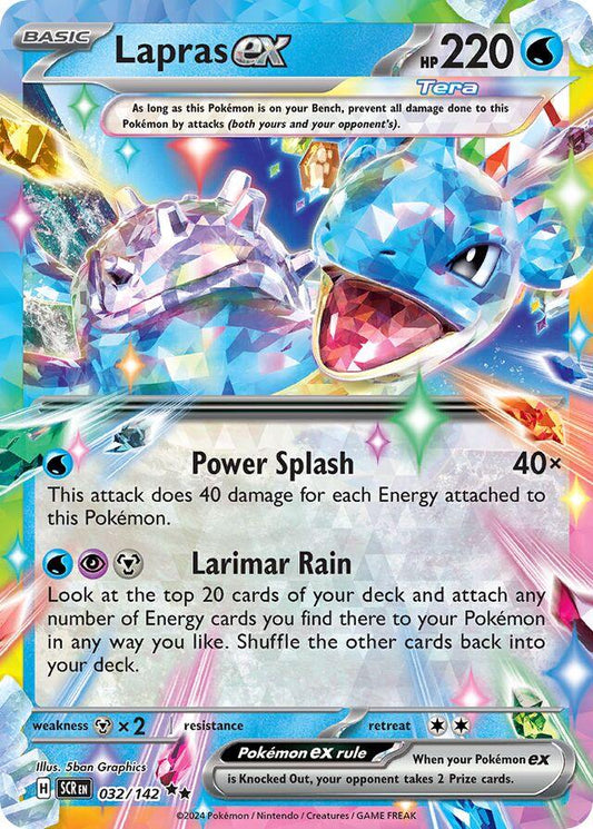 Lapras EX - 32/142 - Stellar Crown