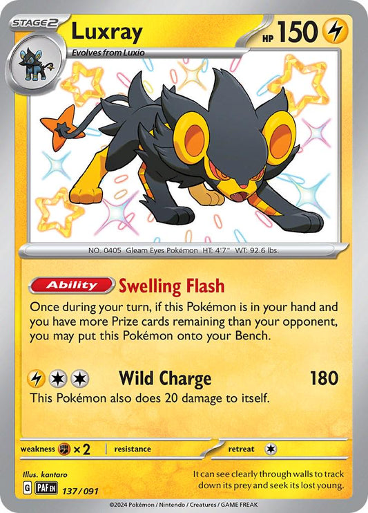 Luxray - 137/91 - Paldean Fates
