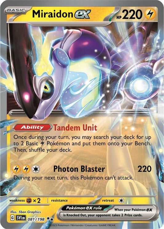 Miraidon EX - 81/198 - Scarlet & Violet