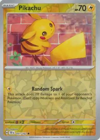 Pikachu - RH - 51/162 - Temporal Forces