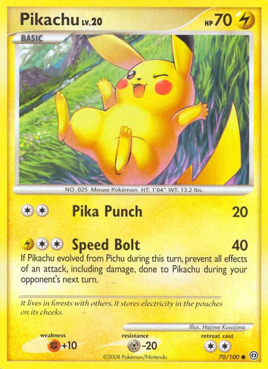 Pikachu LV. 20 - LP - 70/100 - Stormfront
