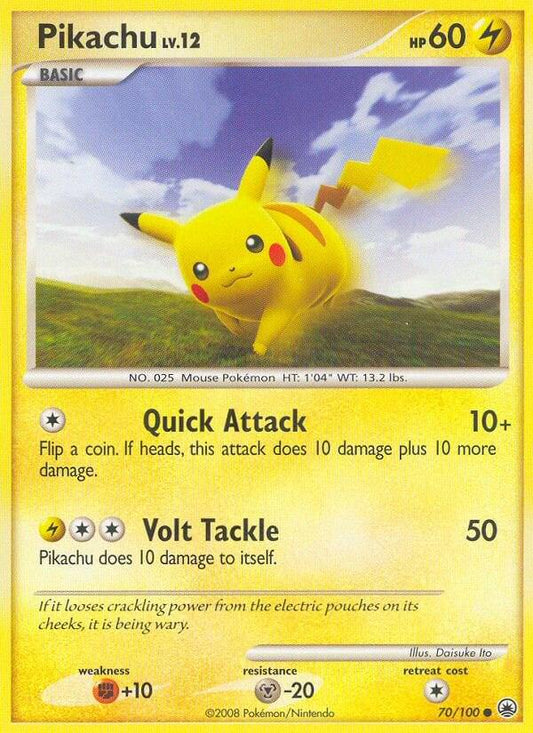 Pikachu - HP - 70/100 - Majestic Dawn