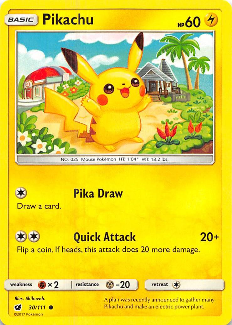 Pikachu - 30/111 - Crimson Invasion