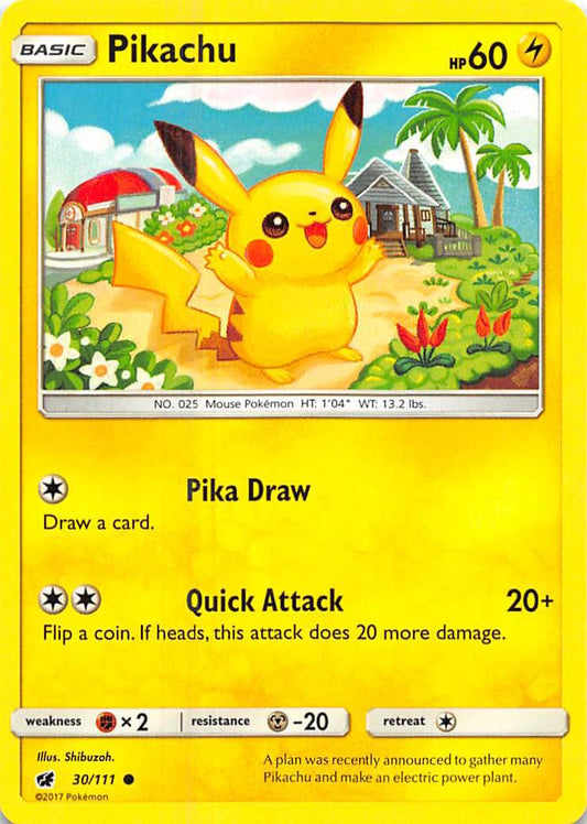 Pikachu - 30/111 - Crimson Invasion