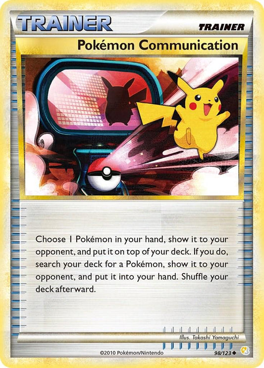 Pokemon Communication - LP - 98/123 HeartGold & SoulSilver