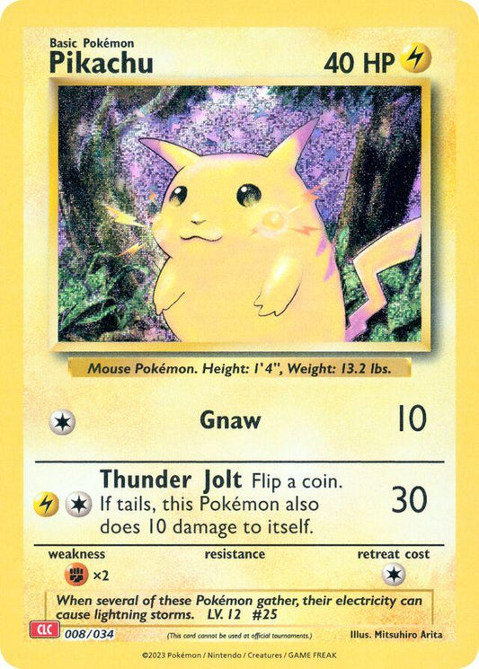 Pikachu - 8/34 - TCG Classic - Charizard Deck