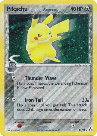 Pikachu Delta Species - MP - 93/92 - Legend Maker