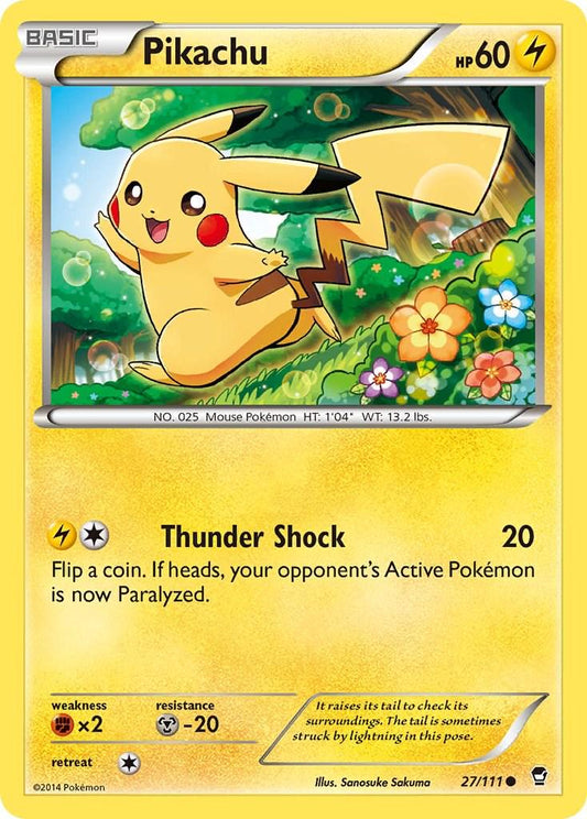 Pikachu - LP - 27/111 - Furious Fists