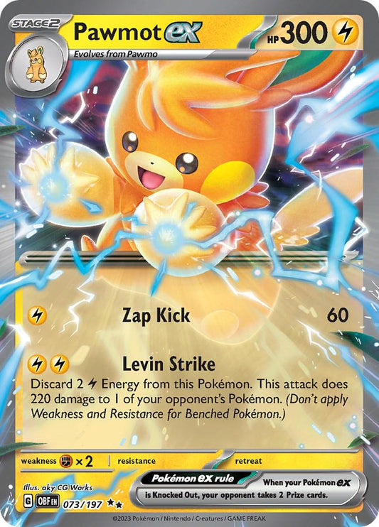 Pawmot EX - 73/197 - Obsidian Flames