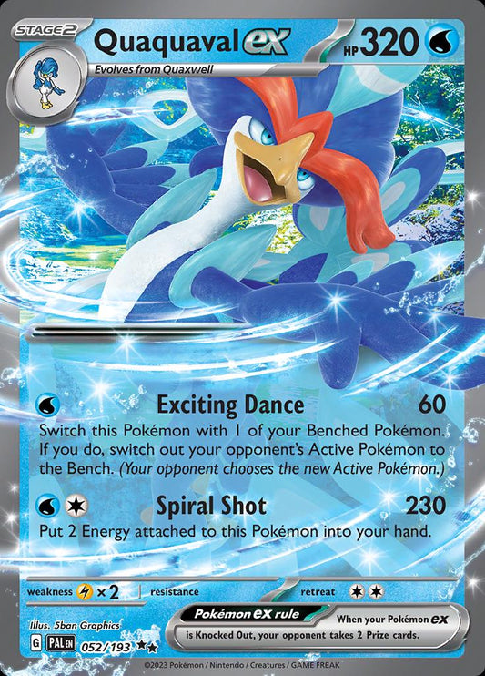 Quaquaval EX - 52/193 - Paldea Evolved