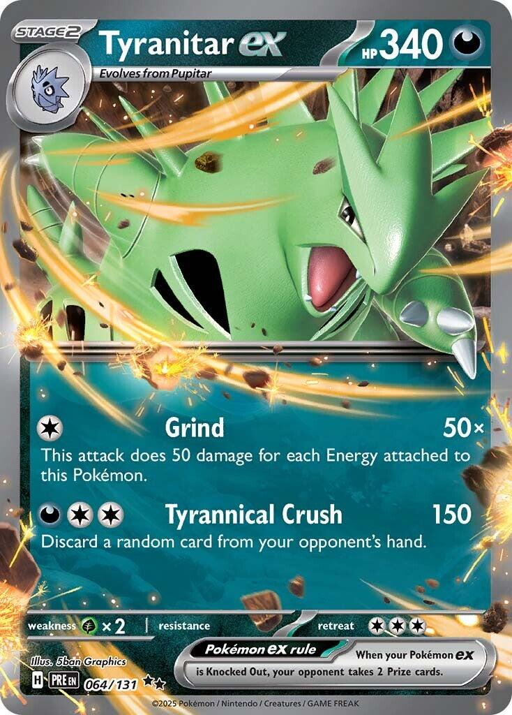 Tyranitar EX - 64/131 - Prismatic Evolutions