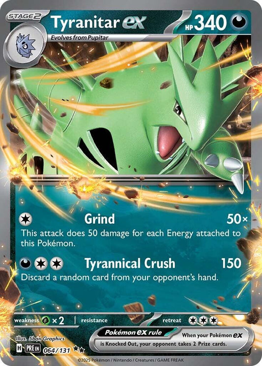 Tyranitar EX - 64/131 - Prismatic Evolutions