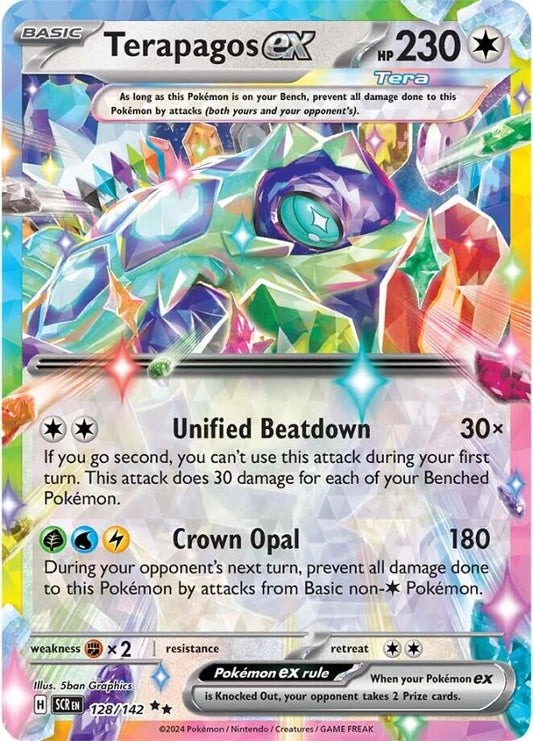 Terapagos EX - 128/142 - Stellar Crown