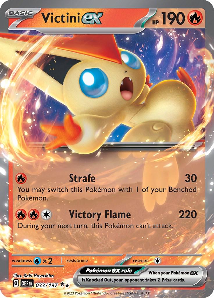 Victini EX - 33/197 - Obsidian Flames