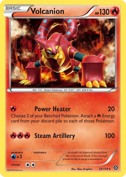 Volcanion - Cracked Ice Holo - LP - 25/114