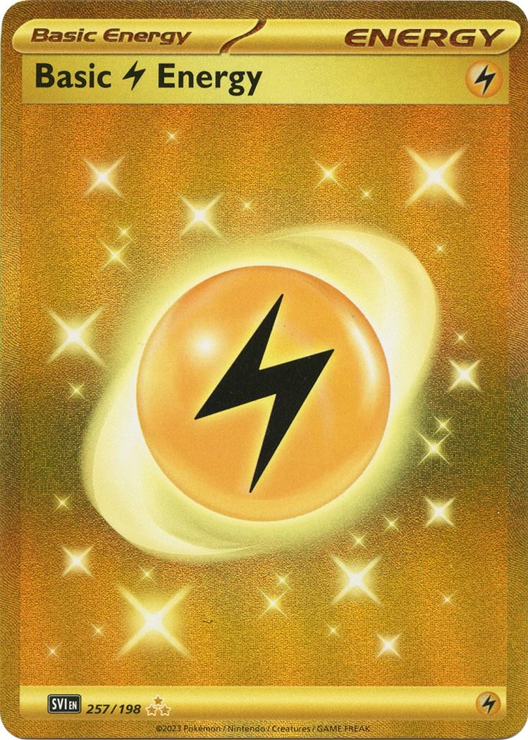 Basic Lightning Energy - 257/198 - Scarlet & Violet