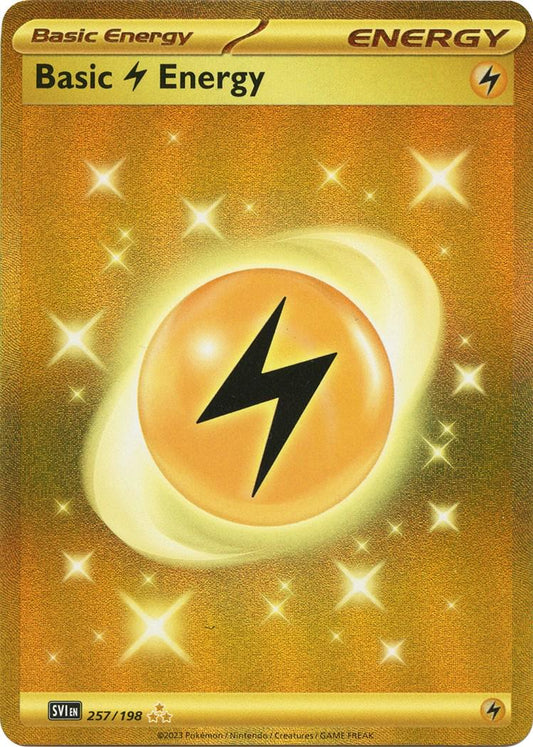 Basic Lightning Energy - 257/198 - Scarlet & Violet